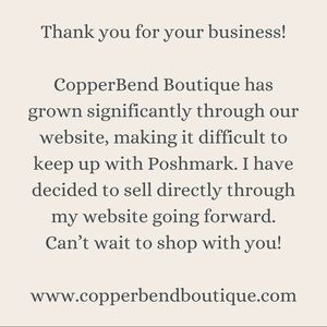 Thank you for your business!